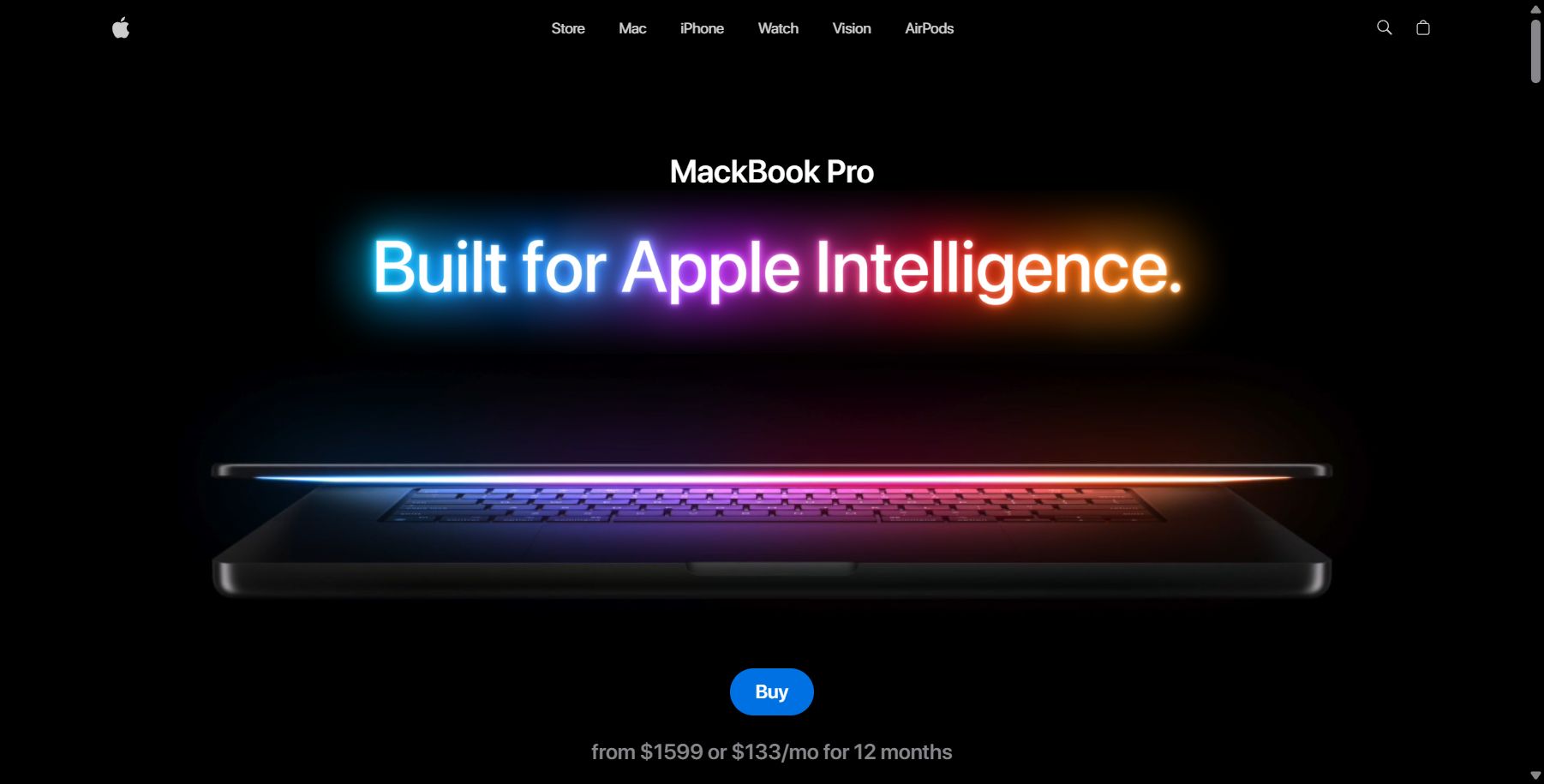 موقع Apple ثلاثي الأبعاد لعرض المنتجات